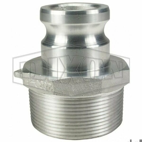 Dixon Type F Cam and Groove Reducing Adapter, 3 x 2 in, Male Adapter x MNPT, Aluminum, Domestic 2030-F-AL